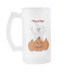 Ghostly Halloween Tall Glass Mug