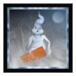 Ghostly Invite Halloween Party Invitation