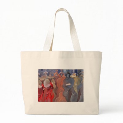 *Ghostly Procession* Legends series Canvas Bag by Alejandro