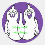 ghostly treats stickers