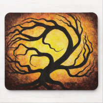 Ghostly tree mousepads