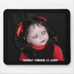 Ghostly Visions 13 halloween horror doll Mouse Mat
