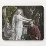 Ghostly Woman Mousepads