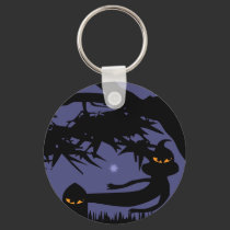 Ghosts and Tombstone Keychain