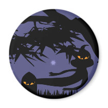 Ghosts and Tombstone Magnet by rclord Ghosts and Tombstone Magnet