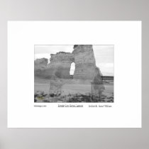 Ghosts at Monument Rocks Print