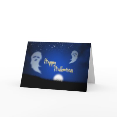 Ghosts! Greeting Cards by BPDesigns