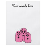Ghosts in pink flyers