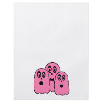 Ghosts in pink flyer