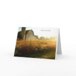 "Ghosts of the Fall" miss-you card