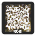 GHOSTS SAY BOO! sticker