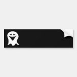 Ghoul. Black and White. Bumper Stickers
