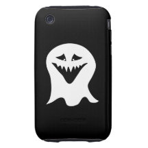 Ghoul Ghost. Black and White. iPhone 3 Tough Case