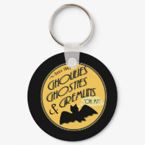 Ghoulies Ghosties and Gremlins keychains
