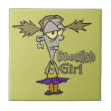 ghoulish girl zombie girl cartoon