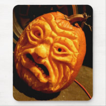 Ghoulish Gourd II Mouse Pads