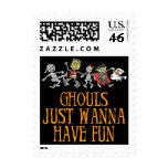 Ghouls Just Wanna Have Fun Postage Stamp