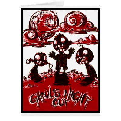 Ghouls Night Out Card by Evilrabbit