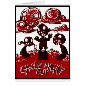 Ghouls Night Out card