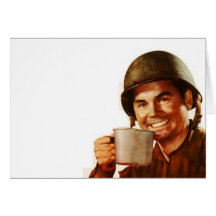 GI Cuppa Joe Greeting Cards