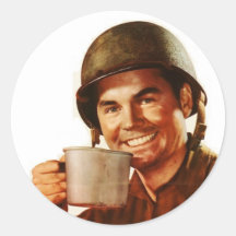 GI Cuppa Joe Stickers