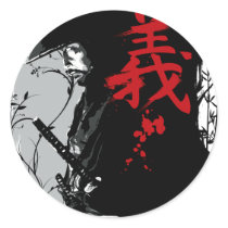 GI Dark Samurai Sticker by brev87 GI Dark Samurai Sticker