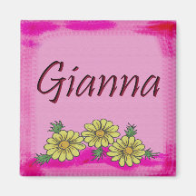 Gianna Daisy Magnet