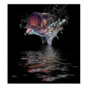 Giant 4ft. Bass Leaping Poster posters by FishTsdotcom Giant 4ft. Bass Leaping Poster posters