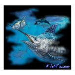 Giant 4ft. Poster of Marlin by FishTs.com