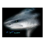 Giant 4ft. Shark Poster by FishTs.com