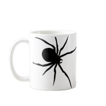 Giant Black Spider Coffee Mugs