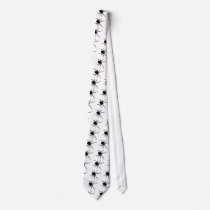 Giant Black Spider Custom Ties