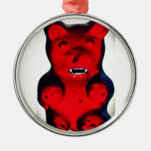 Giant Blood Sucking Candy Bear Ornaments