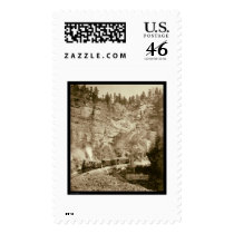Giant Bluff Train Black Hills SD 1890 Postage Stamp
