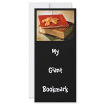 GIANT BOOKMARK: ART: BOOKS: LEAF rack cards by joyart GIANT BOOKMARK: ART: BOOKS: LEAF rack cards