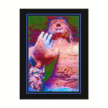 Giant Buddha in the Yungang Caves China postcards
