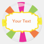 Giant Candy Party Buffet label Sticker