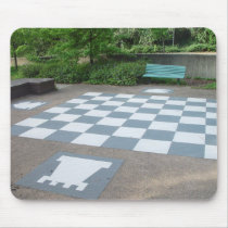 Giant Chessboard At Canberra In Australia Mouse Pad
