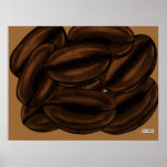 Giant Coffee Beans Canvas Print