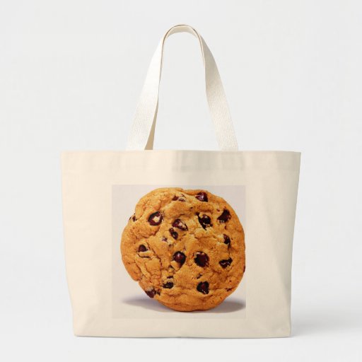 Giant cookie shopping tote bag Zazzle