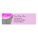 Giant Cupcake Skinny Profile Cards business cards by mariannegilliand Giant Cupcake Skinny Profile Cards business cards