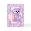 Giant Easter Egg And Easter Bunny Card