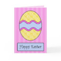 Giant Easter Egg Easter Greeting Card