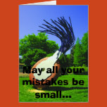 eraser, red, sculpture, humor, mistake, card,
