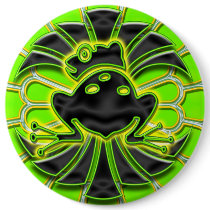 Giant Frog Deco Button