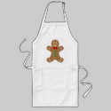 Giant Gingerbread Man Cookie Holiday Apron