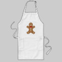 Giant Gingerbread Man Cookie Holiday Apron