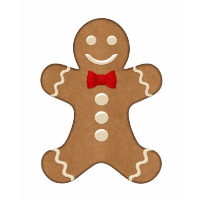 Giant Gingerbread Man Cookie Holiday T-shirt by mariannegilliand