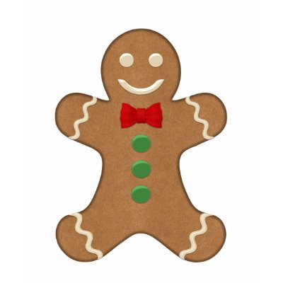 Giant Gingerbread Man Cookie Holiday T-shirt by mariannegilliand