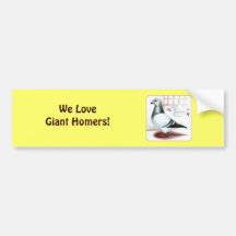 Giant Homer 1973 Bumper Sticker